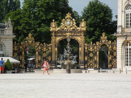  grille de Jean Lamour, accès au parc de la Pépinière